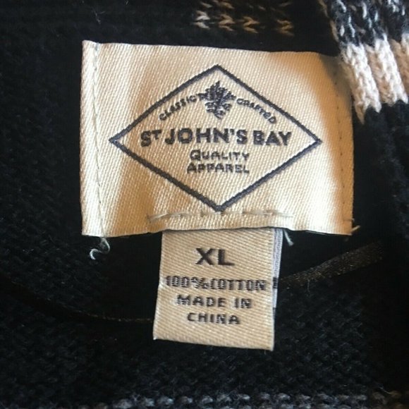 St John's Bay Stripped Open Cardigan - Picture 3 of 3